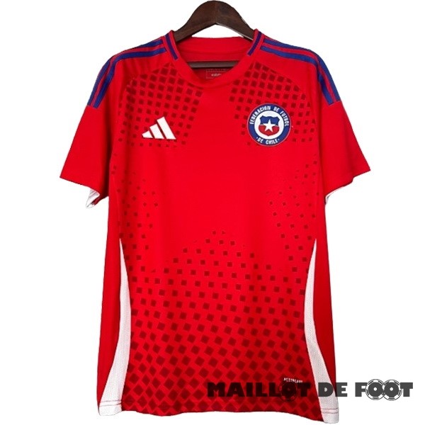 Foot Maillot Pas Cher Thailande Domicile Maillot Chili 2024 Rouge
