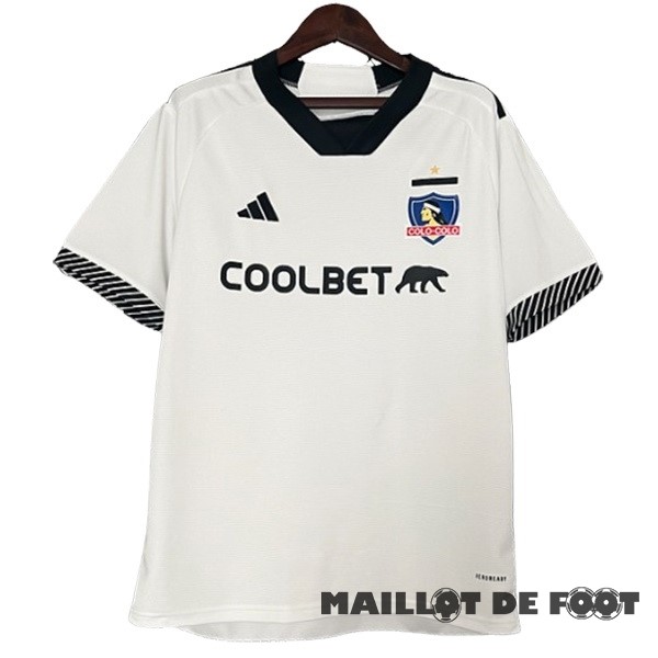 Foot Maillot Pas Cher Thailande Domicile Maillot Colo Colo 2024 2025 Blanc