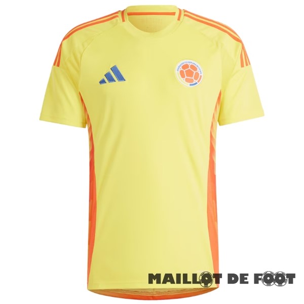 Foot Maillot Pas Cher Thailande Domicile Maillot Columbia 2024 Jaune