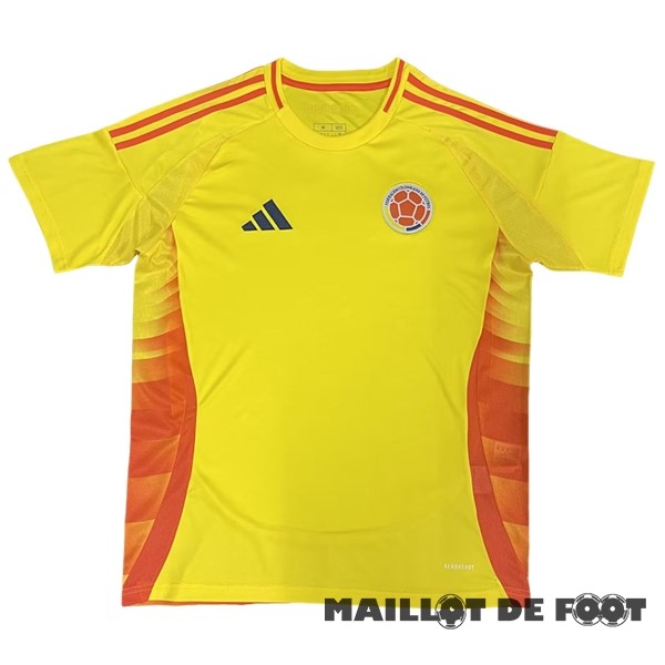 Foot Maillot Pas Cher Thailande Domicile Maillot Columbia 2024 Jaune