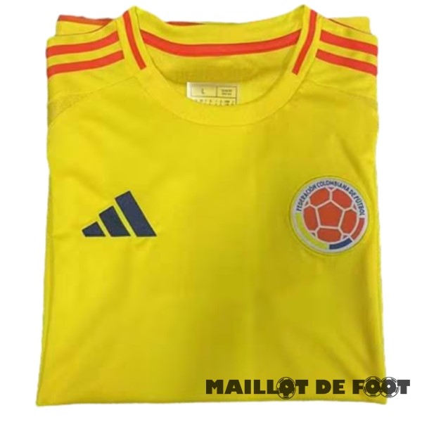 Foot Maillot Pas Cher Thailande Domicile Maillot Columbia 2024 Jaune