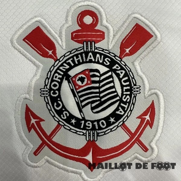 Foot Maillot Pas Cher Thailande Domicile Maillot Corinthians Paulista 2024 2025 Blanc Noir