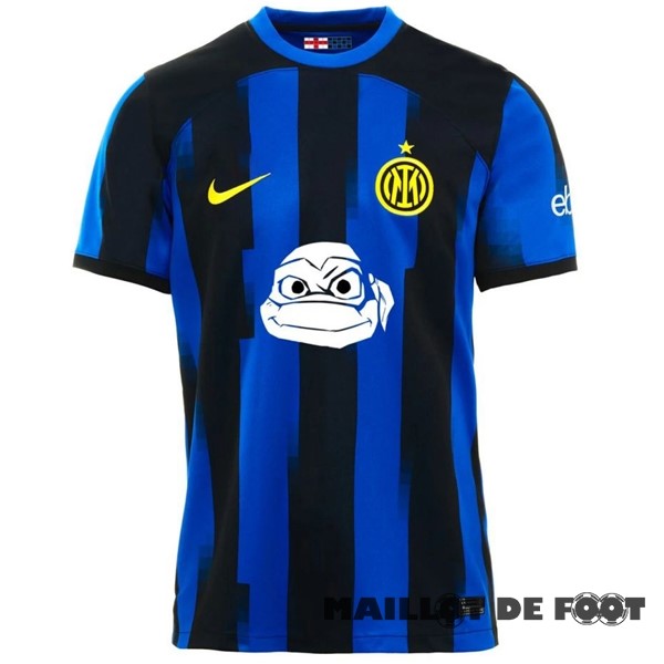 Foot Maillot Pas Cher Thailande Domicile Maillot Inter Milán 2023 2024 Bleu Blanc