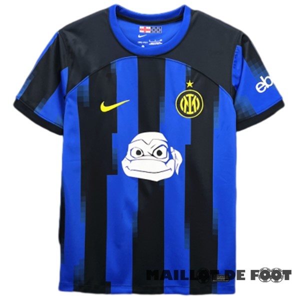 Foot Maillot Pas Cher Thailande Domicile Maillot Inter Milán 2023 2024 Bleu Blanc
