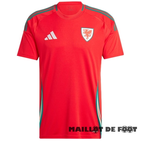 Foot Maillot Pas Cher Thailande Domicile Maillot Pays de Galles 2024 Rouge