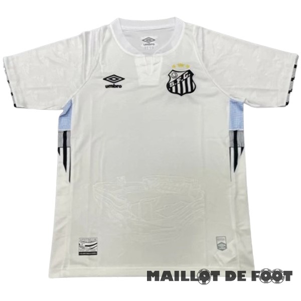 Foot Maillot Pas Cher Thailande Domicile Maillot Santos 2024 2025 Blanc