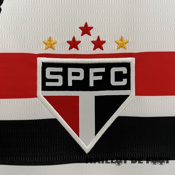 Foot Maillot Pas Cher Thailande Domicile Maillot São Paulo 2024 2025 Blanc
