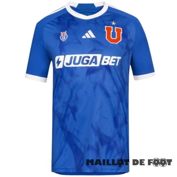 Foot Maillot Pas Cher Thailande Domicile Maillot Universidad De Chili 2024 2025 Bleu