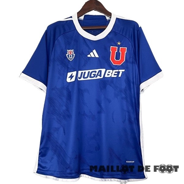 Foot Maillot Pas Cher Thailande Domicile Maillot Universidad De Chili 2024 2025 Bleu
