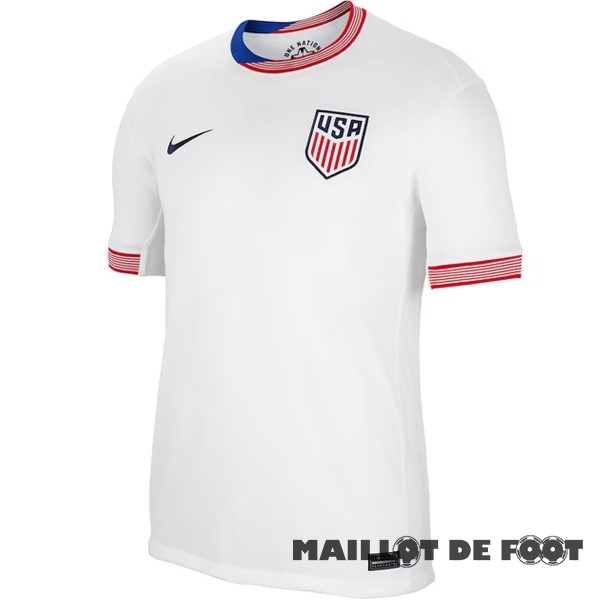 Foot Maillot Pas Cher Thailande Domicile Maillot États Unis 2024 Blanc