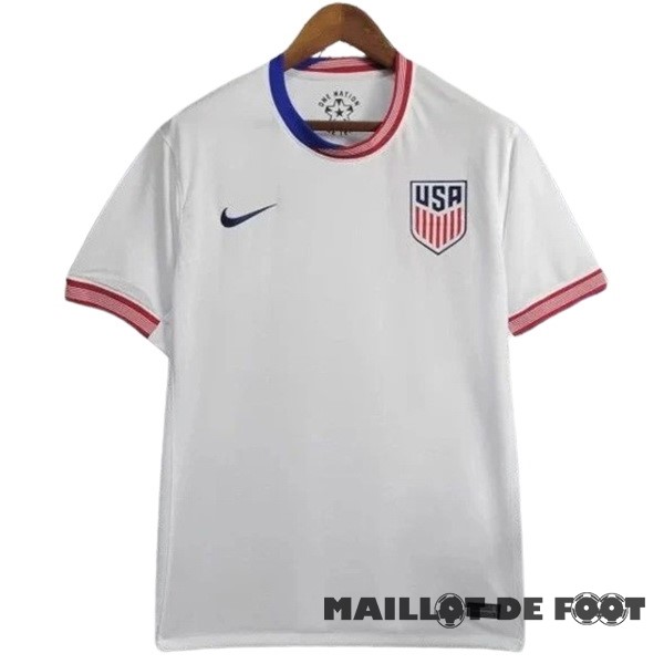 Foot Maillot Pas Cher Thailande Domicile Maillot États Unis 2024 Blanc