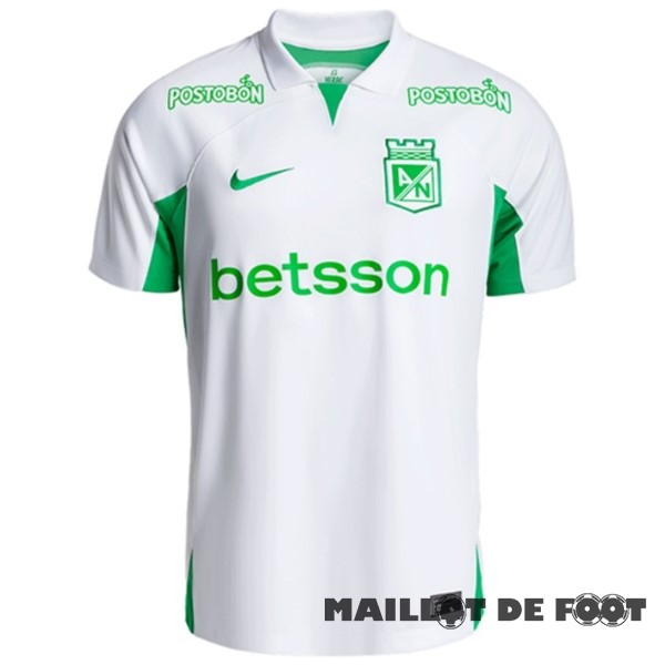 Foot Maillot Pas Cher Thailande Exterieur Maillot Atlético Nacional 2024 2025 Blanc