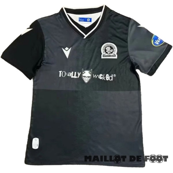 Foot Maillot Pas Cher Thailande Exterieur Maillot Blackburn Rovers 2023 2024 Noir