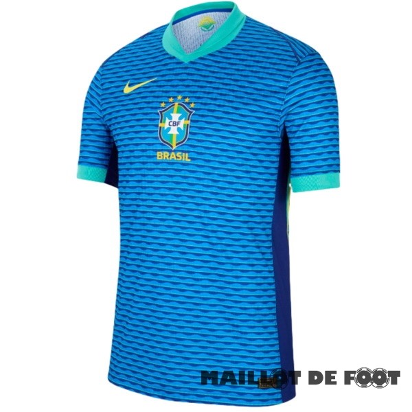 Foot Maillot Pas Cher Thailande Exterieur Maillot Brésil 2024 Bleu