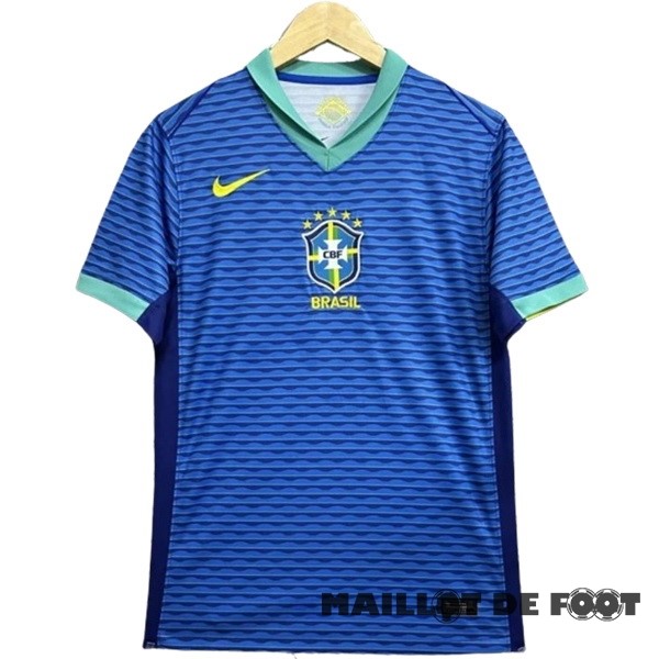 Foot Maillot Pas Cher Thailande Exterieur Maillot Brésil 2024 Bleu