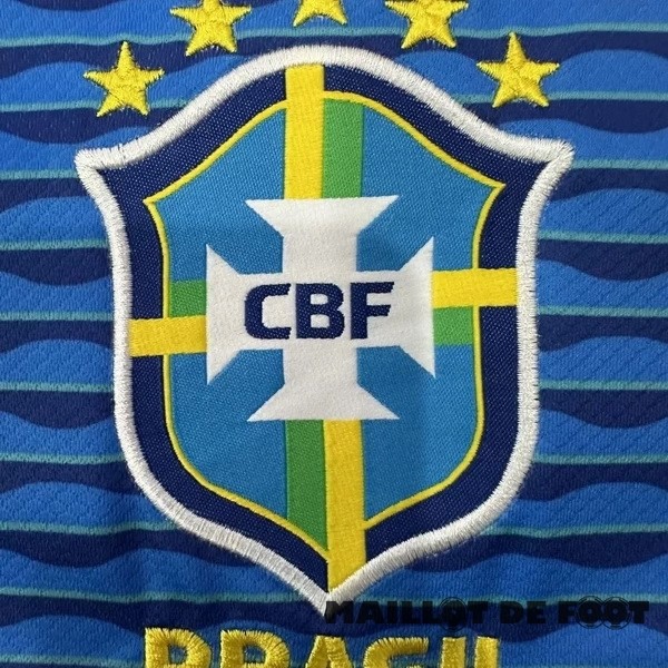 Foot Maillot Pas Cher Thailande Exterieur Maillot Brésil 2024 Bleu