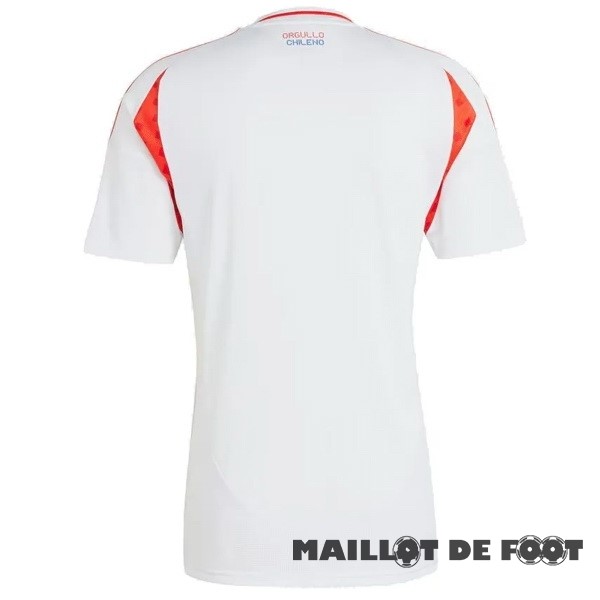 Foot Maillot Pas Cher Thailande Exterieur Maillot Chili 2024 Blanc