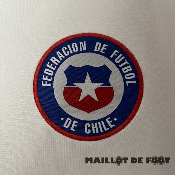 Foot Maillot Pas Cher Thailande Exterieur Maillot Chili 2024 Blanc