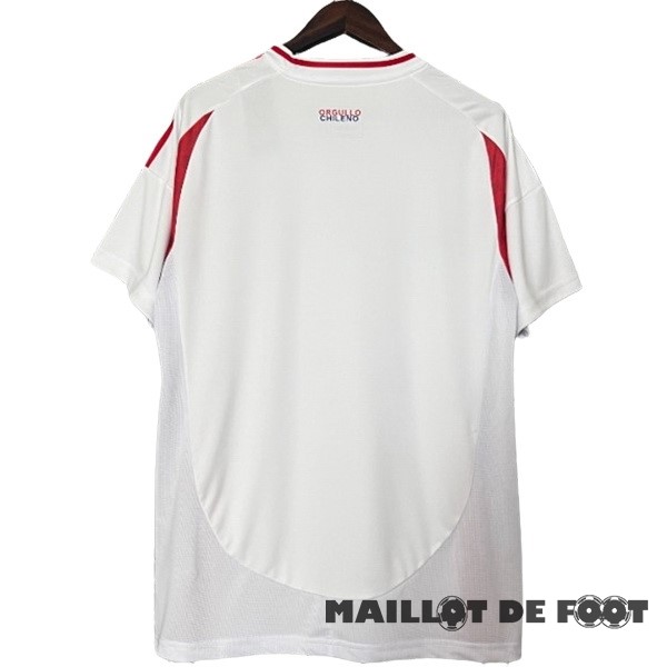 Foot Maillot Pas Cher Thailande Exterieur Maillot Chili 2024 Blanc