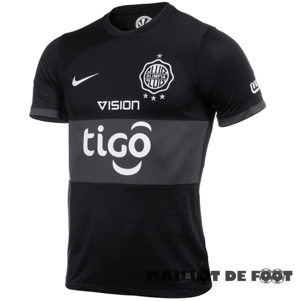 Foot Maillot Pas Cher Thailande Exterieur Maillot Club Olimpia 2024 2025 Noir
