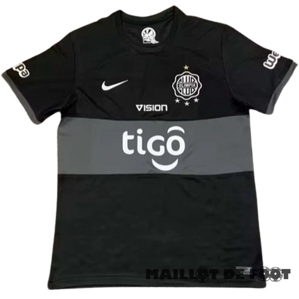 Foot Maillot Pas Cher Thailande Exterieur Maillot Club Olimpia 2024 2025 Noir