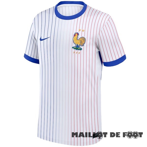 Foot Maillot Pas Cher Thailande Exterieur Maillot France 2024 Blanc
