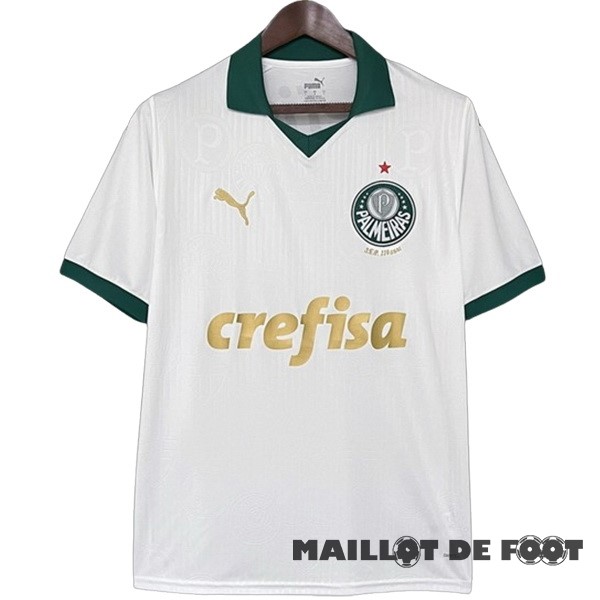 Foot Maillot Pas Cher Thailande Exterieur Maillot Palmeiras 2024 2025 Blanc