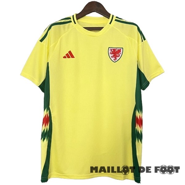 Foot Maillot Pas Cher Thailande Exterieur Maillot Pays de Galles 2024 Jaune