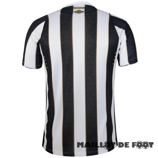 Foot Maillot Pas Cher Thailande Exterieur Maillot Santos 2024 2025 Noir Blanc