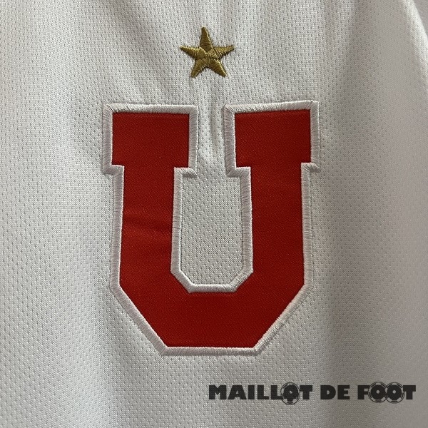 Foot Maillot Pas Cher Thailande Exterieur Maillot Universidad De Chili 2024 2025 Blanc