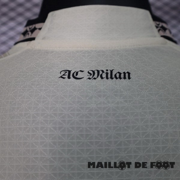 Foot Maillot Pas Cher Thailande Fourth Joueurs Maillot AC Milan 2023 2024 Jaune