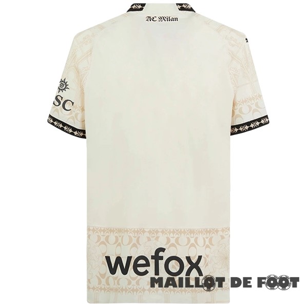 Foot Maillot Pas Cher Thailande Fourth Maillot AC Milan 2023 2024 Jaune