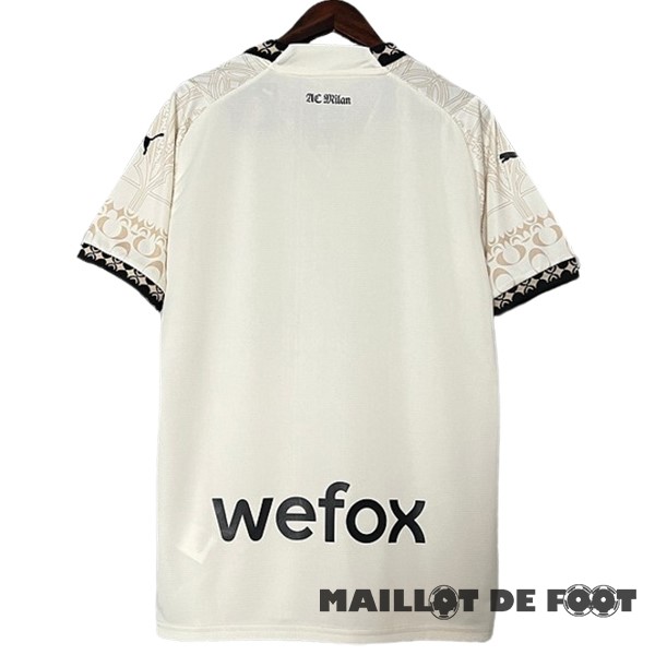 Foot Maillot Pas Cher Thailande Fourth Maillot AC Milan 2023 2024 Jaune