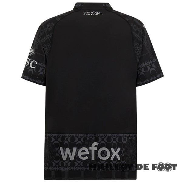 Foot Maillot Pas Cher Thailande Fourth Maillot AC Milan 2023 2024 Noir