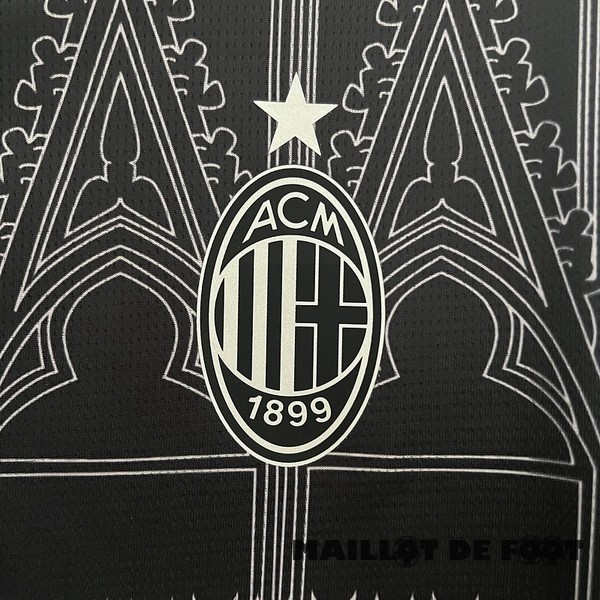 Foot Maillot Pas Cher Thailande Fourth Maillot AC Milan 2023 2024 Noir