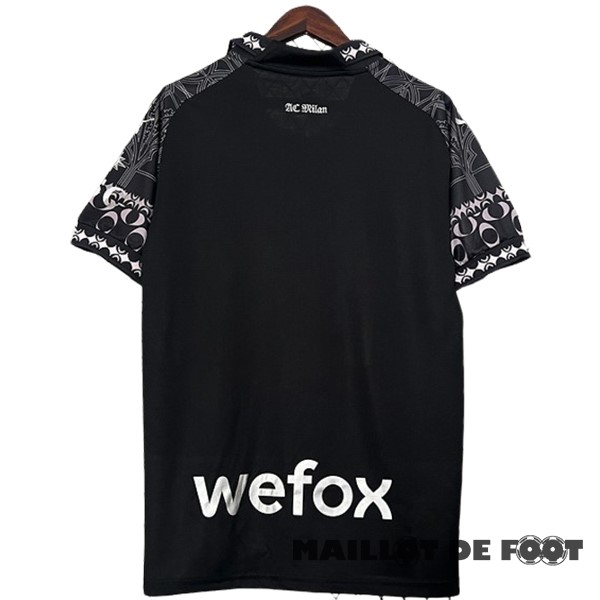 Foot Maillot Pas Cher Thailande Fourth Maillot AC Milan 2023 2024 Noir