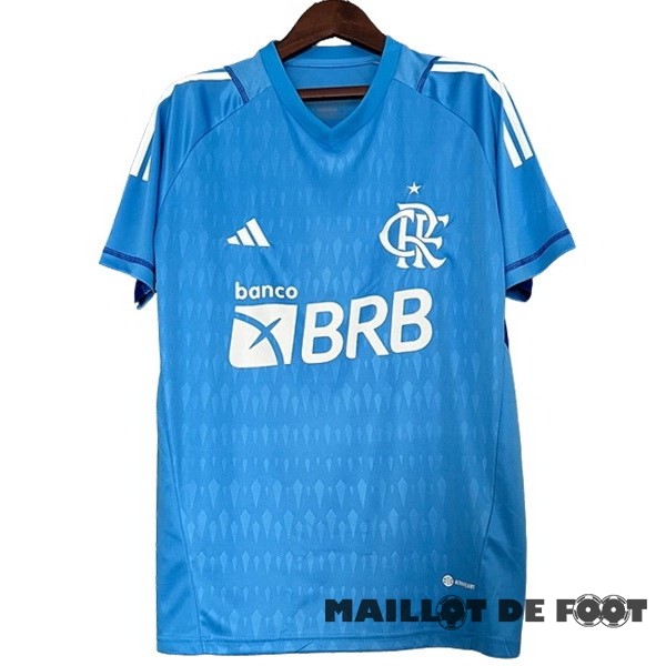 Foot Maillot Pas Cher Thailande Gardien Maillot Flamengo 2023 2024 Bleu