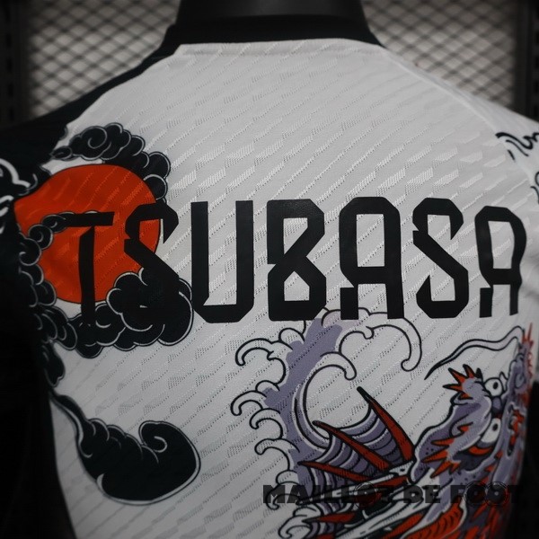 Foot Maillot Pas Cher Thailande Joueurs Spécial Maillot Japon 2024 Blanc Noir