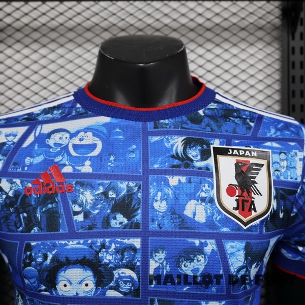 Foot Maillot Pas Cher Thailande Joueurs Spécial Maillot Japon 2024 Bleu
