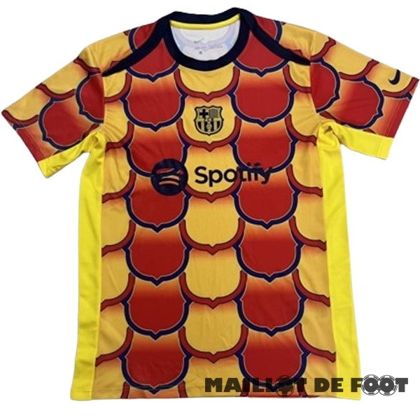 Foot Maillot Pas Cher Thailande Pré-match Maillot Barcelona 2024 2025 Orange