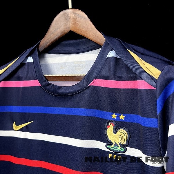 Foot Maillot Pas Cher Thailande Pré-match Maillot France 2024 Bleu