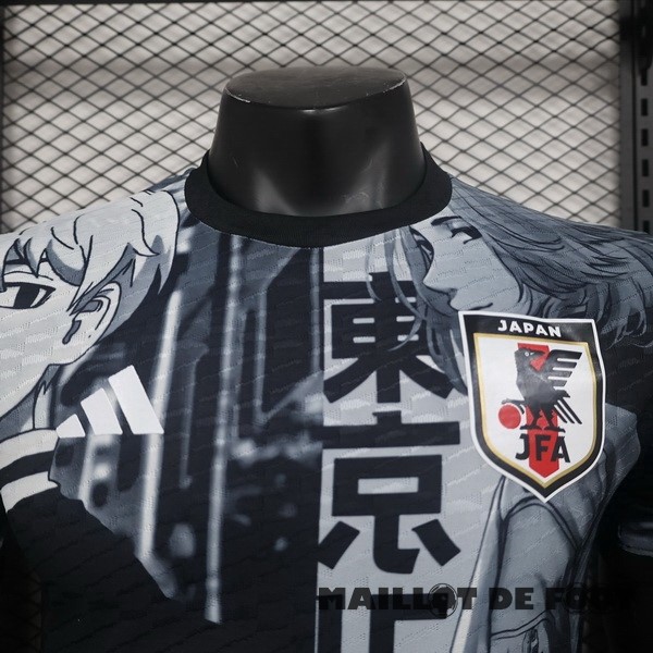 Foot Maillot Pas Cher Thailande Spécial Joueurs Maillot Japon 2024 Noir Gris