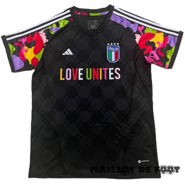 Foot Maillot Pas Cher Thailande Spécial Maillot Italie 2024 Noir