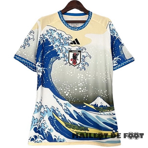 Foot Maillot Pas Cher Thailande Spécial Maillot Japon 2024 Jaune Bleu