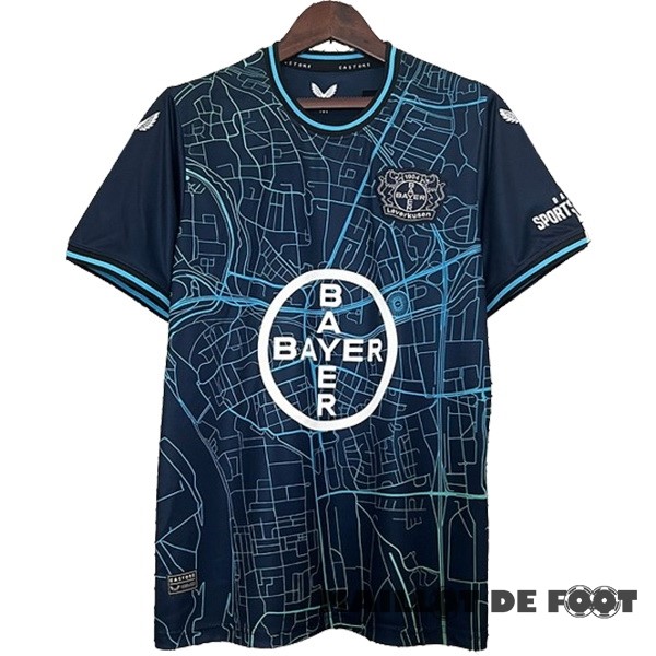 Foot Maillot Pas Cher Thailande Spécial Maillot Leverkusen 2023 2024 Noir
