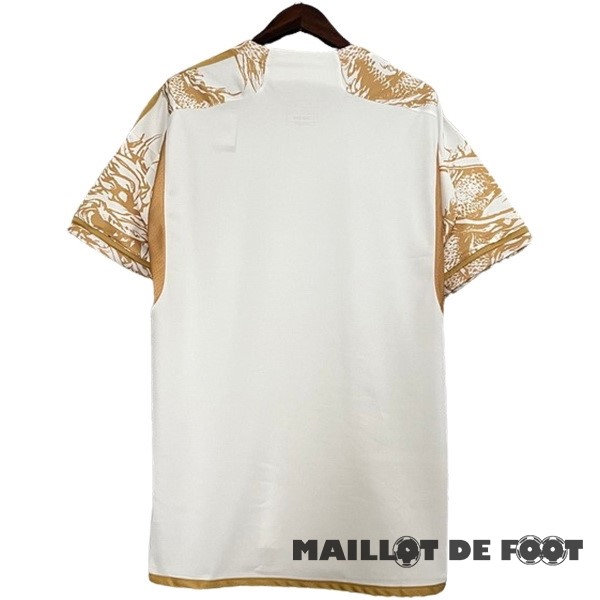 Foot Maillot Pas Cher Thailande Spécial Maillot Real Madrid 2023 2024 Jaune Blanc