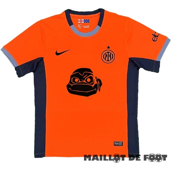 Foot Maillot Pas Cher Thailande Third Maillot Inter Milán 2023 2024 I Orange