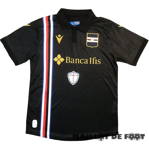 Foot Maillot Pas Cher Thailande Third Maillot Sampdoria 2023 2024 Noir
