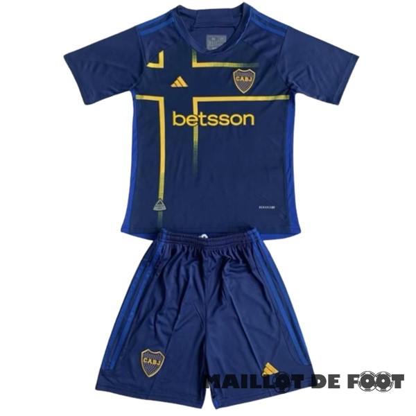 Foot Maillot Pas Cher Third Conjunto De Enfant Boca Juniors 2023 2024 Bleu