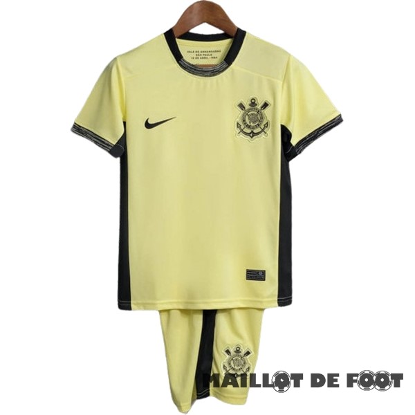 Foot Maillot Pas Cher Third Conjunto De Enfant Corinthians Paulista 2023 2024 Jaune